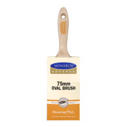 Monarch Advance 75mm Oval Brush in packaging